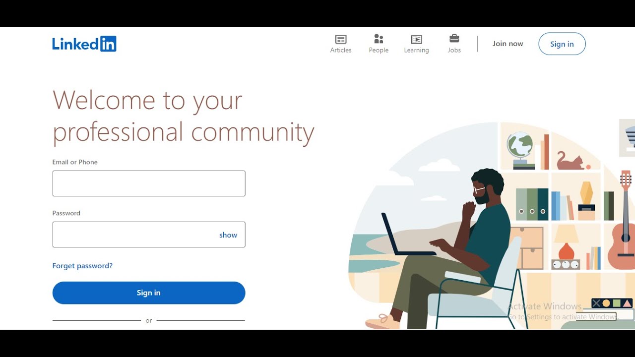 Linkedin Homepage Clone Html Css And Javascript Codeprob Youtube
