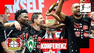 PK mit Xabi Alonso nach Bayer 04 Leverkusen 🆚 SV Werder Bremen | Bundesliga, 29. Spieltag