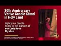 anniversary candle lighting in holy land of adoration and renewal olo nigeria.