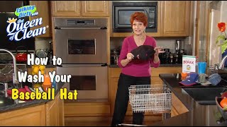How To Wash Your BASEBALL HAT - Queen Of Clean Cleaning Tip Video