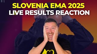 Slovenia Eurovision 2025 - EMA Live Results Reaction - Klemen wins!