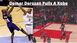Demar DeRozan Just Pulled A Kobe And The Commentator Recognized It