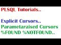 PL/SQL Tutorial :  PLSQL  Explicit Cursors with Examples
