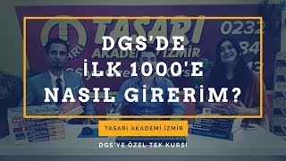 DGS DE İLK 1000'E NASIL GİRERİM?