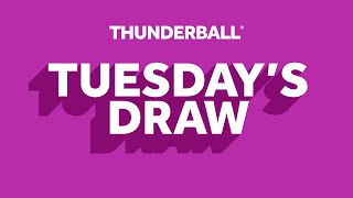 The National Lottery Thunderball draw results from Tuesday 25 February 2025