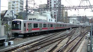 東急5050系5177F各停菊名行き 東横線中目黒駅発車