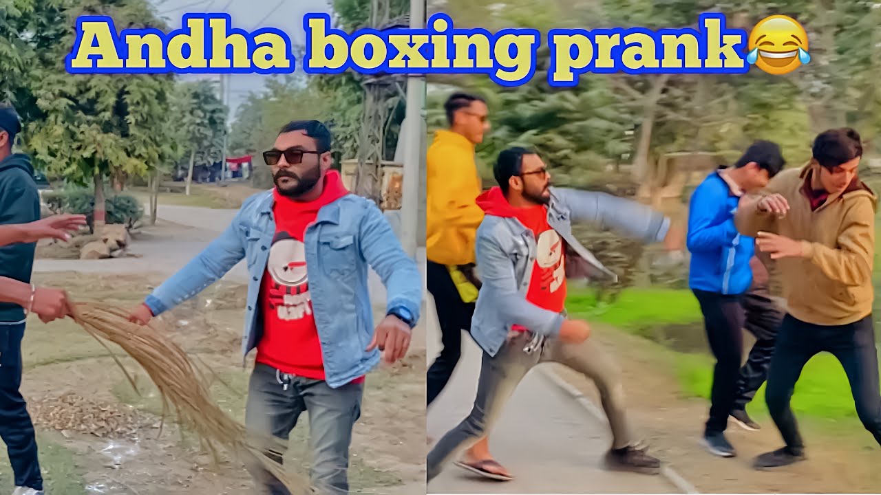 Andha Fake Boxing Prank Andha Prank Attapranktv Youtube