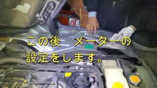 Ｅ２５　キャラバン　エンジンオイル オイルエレメント 交換 方法 メーター 設定 取り外し 取り付け 組付け　E25　NISSAN CARAVAN ニッサン　日産