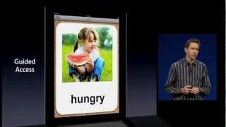 Guided Access - Apple WWDC Keynote 2012  iOS 6 (Part 10-12)