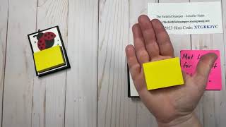 Mini Post It Note Easel by The Faithful Stamper