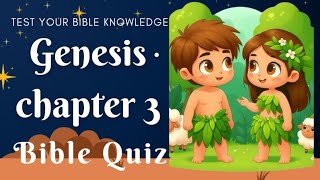 Bible Quiz Gensis Chapter- 3 | 25 Questions Bible Quiz #psc #biblequizanswers