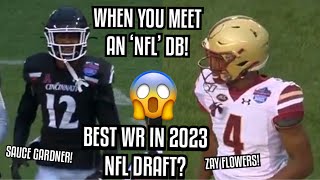 Zay Flowers Vs ‘Sauce’ Gardner 🔥 2023 NFL Draft Matchup! (WR vs DB) Zay Flowers ➡️ Baltimore Ravens