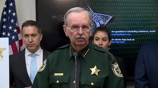 Palm Beach County Sheriff's Office announces arrest of 9 gang suspects
