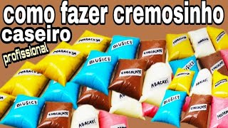 como fazer o melhor cremosinho caseiro profissional