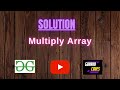 Multiply Array || @GeeksforGeeks  || Problem Solving || Solution || Gorakh Codes