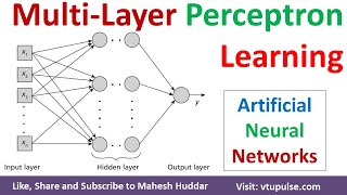 Multi-Layer Perceptron Learning Feed Forward Learning Back Propagation Algorithm by Mahesh Huddar