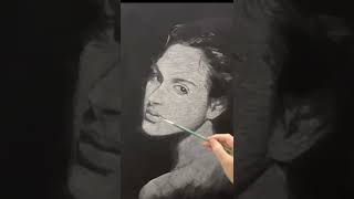 Amazing chalkboard drawing on the chalkboard #shorts #chalkart #drawingtutorial