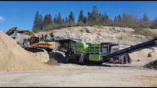 Mesda Mobile Crusher Working in Northern Europe