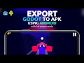 How to export Godot to Apk in Mobile | Export Godot  Game on Android | Godot [Mobile]