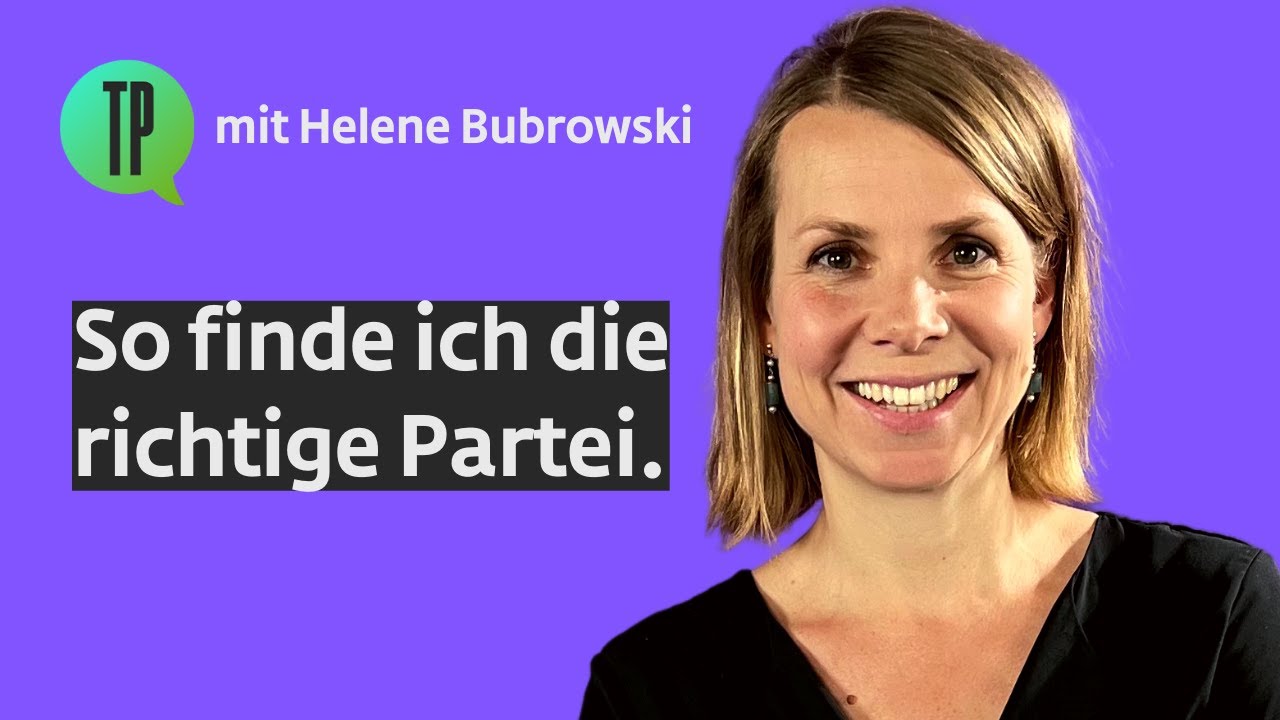 FAZ-Journalistin Helene Bubrowski über Die Richtige Partei Für Dich Bei ...