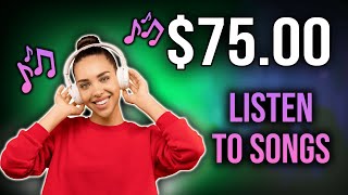 Earn $75.00 Just By Listening To Songs *EASY AI MONEY* | Make Money Online 2023