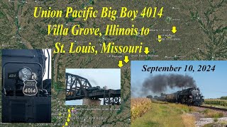 2024 09 10 UP Big Boy 4014 Villa Grove to St Louis