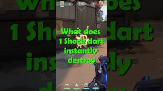 What Does 1 Shock Dart Destroy | Valorant