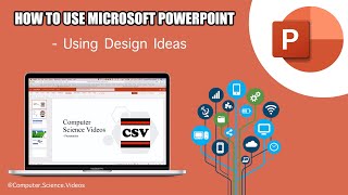 How to USE Microsoft PowerPoint On a Mac - Tutorial 5 - Using Design Ideas- Basic Tutorial | New