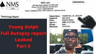 Young Dolph Full Autopsy Report Part 5 of 6
