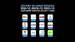 INVEST IN GOOD STOCKS 🤑 | Best Stocks For Long Term Investment 🤑 #stockmarket