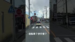 横断歩道に歩行者がいたら止まる？止まらない？ #shorts