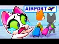 ✈️Mommy, Don't Go😿Baby Cat Got Lost in the Airport🌟 Toddler Cartoon by Purr-Purr Stories