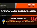Python Variables Explained in Full Detail | The Ultimate Beginner’s Guide