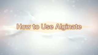 How to use Alginate (How to dissolve Alginate)