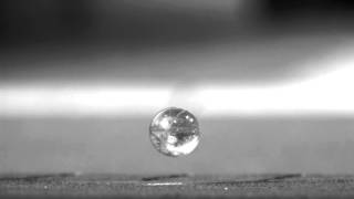 Ball bouncing in slow motion: Bouncy ball