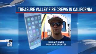 Idaho Firefighters On Line to Fight California Wildfires