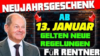 Neue Rentenregeln ab 13. Januar: Essenzielle Infos für alle Rentner!