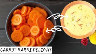 SHAHI CARROT 🥕 RABDI DELIGHT l INSTANT HALWAI JAISI RABDI l NEHA UNIQUE KITCHEN