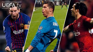 MESSI, RONALDO, LUIS GARCÍA | Quarter-finals' #UCL GOLAZOS from the archive!