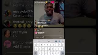 Messy Doll vs Lashun  ( IG Live ) .. Who had Shamar’s Man “ Karonte” 1st 😂😂😂😂😂😂