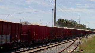 FEC Freight Train 156 w/Trespasser!