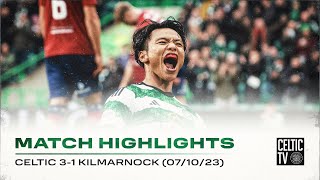 Match Highlights | Celtic 3-1 Kilmarnock | Hatate with a superb display in a soaked Paradise!