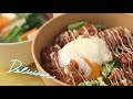 【プチママ♪ミールキット　2018 5 28】豚肉の黒酢てりたま丼・けんちん汁