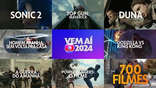 Chamada dos Filmes do Cinema 2024 na Globo | Chamada do Novo Pacote de Filmes da Globo para 2024