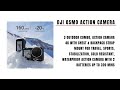 DJI Osmo Action 3 Outdoor Combo, Action Camera 4K with Chest & Backpack Strap Mount for Travel, Spor