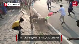 വിലക്കുകൾ ലംഘിച്ച് തത്തമംഗലത്ത് കുതിരയോട്ടം | Horse Racing In Thathamangalam | ETV Bharat Kerala