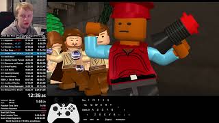 LEGO Star Wars the Complete Saga any% speedrun in 2:24:17