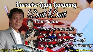 Duit Iwan sagita Karaoke Lagu Lampung Nada PRIA || Dangdut Original || Cipta Yusuf RS