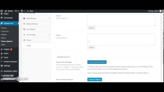 Wordpress Import Demo content Data