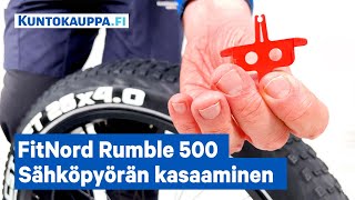 Vinkit FitNord Rumble 500 Sähköpyörän kokoamiseen